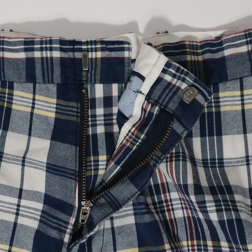 Vintage Polo Ralph Lauren Shorts Mens 36 Plaid Cotton 10
